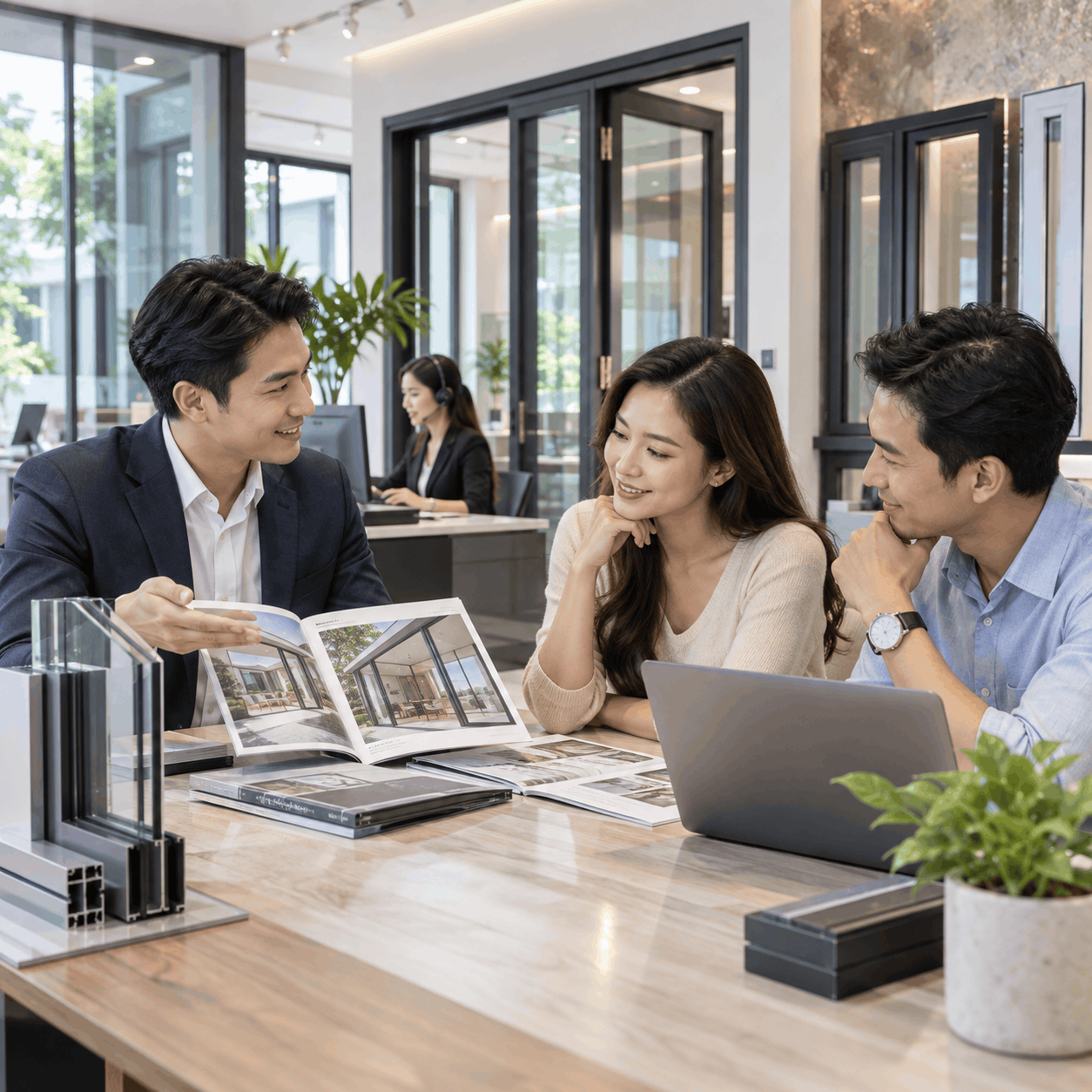 Đội ngũ chăm sóc khách hàng ALU GLASS
