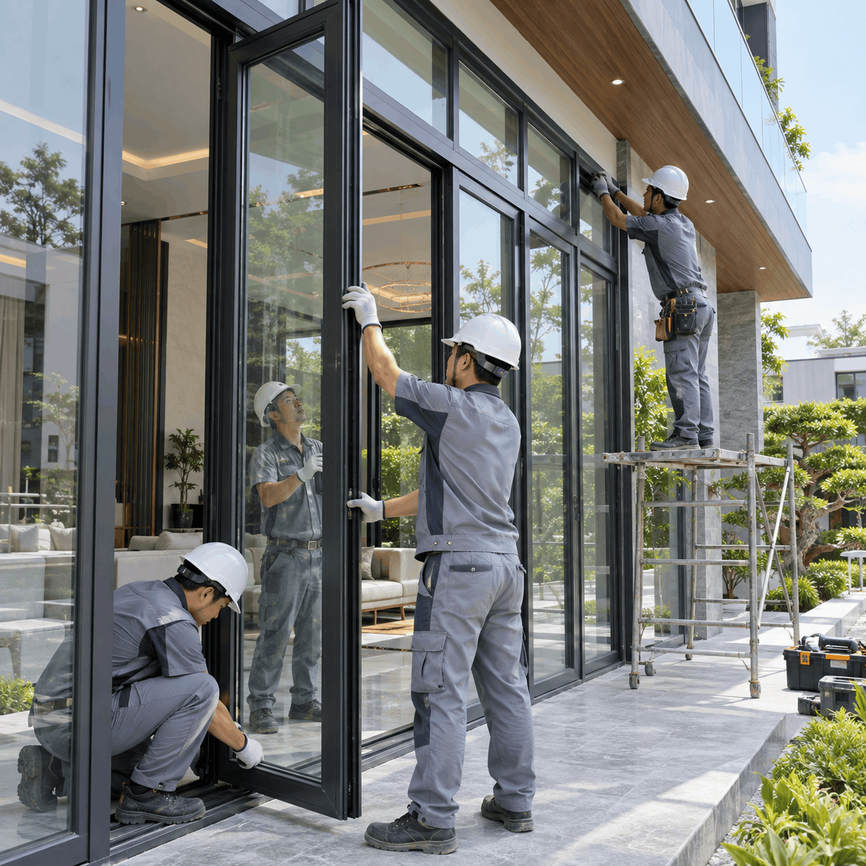 Đội ngũ thi công ALU GLASS